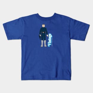 Vintage Collector - Blue Cantina Patron action figure Kids T-Shirt